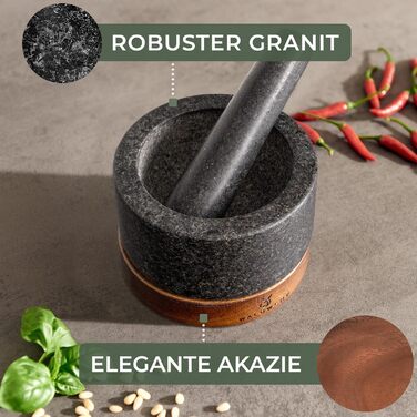 Ступка з товкачем 12 см WALDWERK