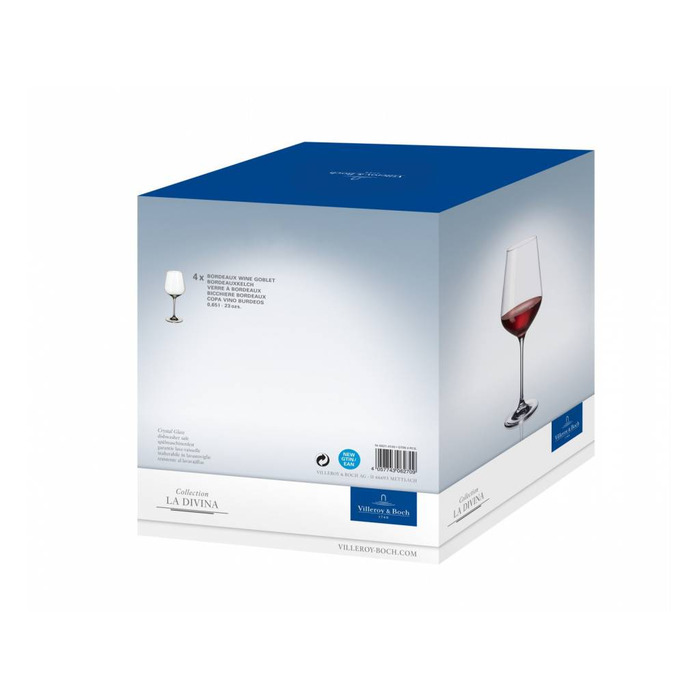 Набір келихів для червоного вина 0,65 л 4 предмета La Divina Villeroy & Boch