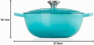 Жаровня чавунна з кришкою 26 см 4,1 л, Karibik Signature La Marmite Le Creuset