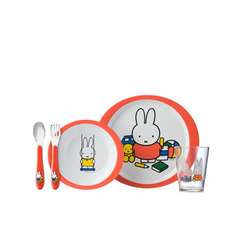 Набір дитячого посуду 5 предметів Miffy plays Mepal