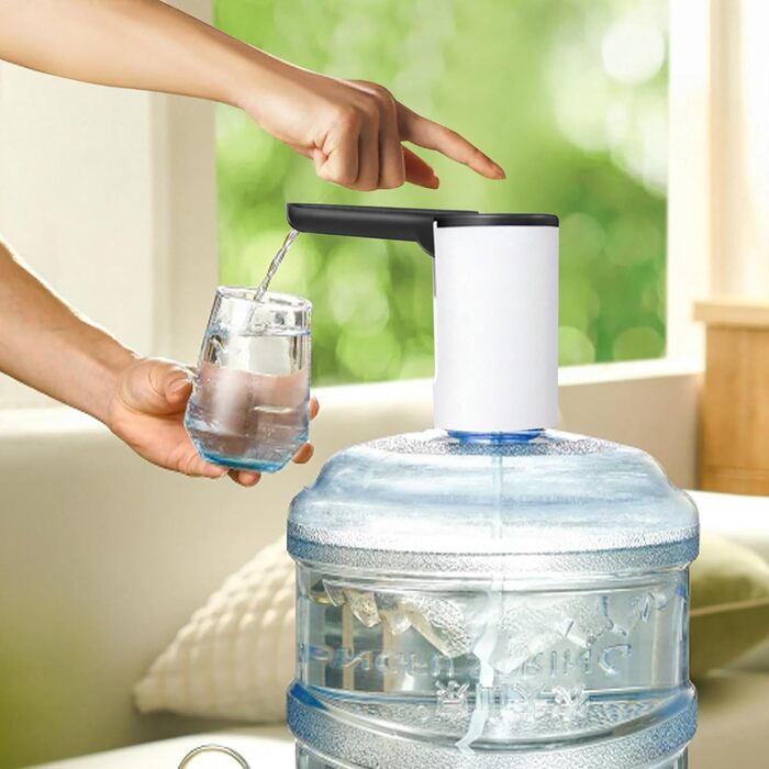 Диспенсер для воды белый-черный Generic