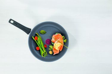 Tefal Сковорода ВОК Healthy Chef, 28см, алюміній, сірий