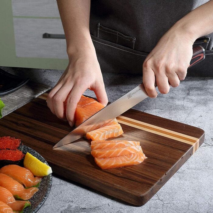 Кухонный нож 20 см с деревянной ручкой PAUDIN