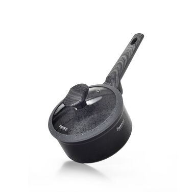 Ковш Fissman CHARM STONE 16x7,8 см 1400 мл со стеклянной крышкой (5024)