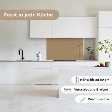 Кухонний фартух 60x250 см, самоклеючий фартух, кухонний фартух, кухонний фасад, самоклеючі кухонні фартухи - Осінь (Палітра - Бежевий, 60 x 100 см)