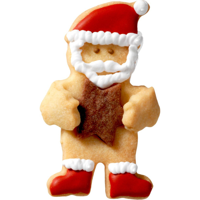 Форма для печива у вигляді Санта Клауса, 8,5 см, RBV Birkmann