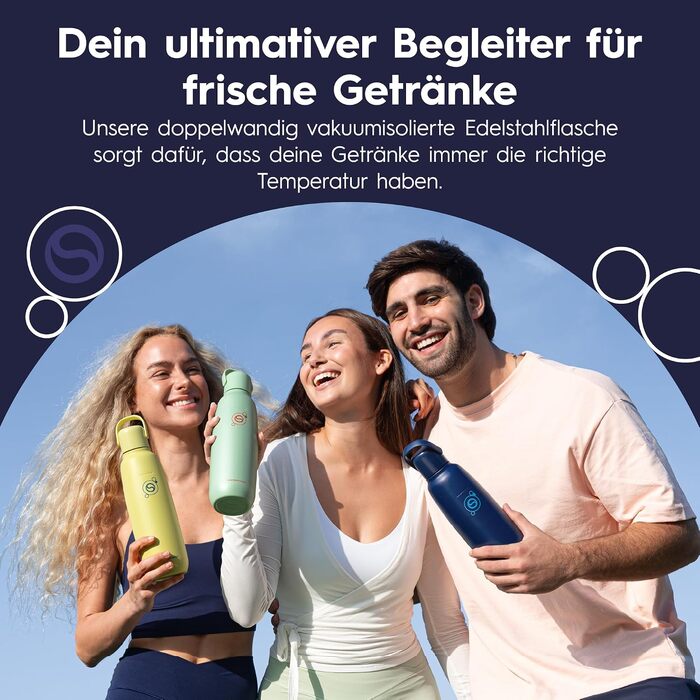 Бутылка для газированной воды 0,9 л, черная Fizz & Go SodaStream