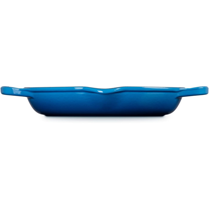 Чавунна сковорода-гриль квадратна 26 см, синій Марсель Signature Le Creuset