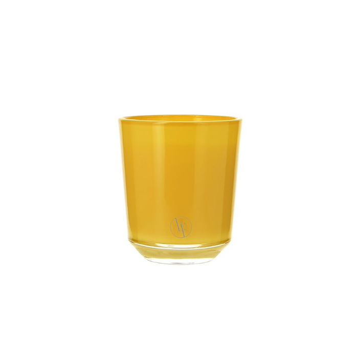 Набор мини-свечей в стакане Bougies La Française DUO, желто-голубые, 6 х 7 см, 70 г, 2 шт.