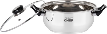 Кастрюля Bravo Chef 18 см (1.6 л) с бакелитовыми ручками (6811077)