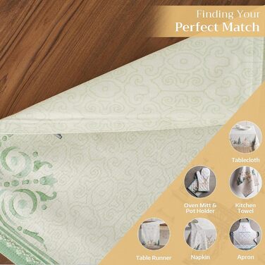 Серветки Maison d&39Hermine зі 100 бавовни, набір з 4 шт. , декоративні серветки, пасхальні серветки, які можна прати, для свят, вечерь, весни, літа (33 см x 48 см) (016 - Jardin du Roy)