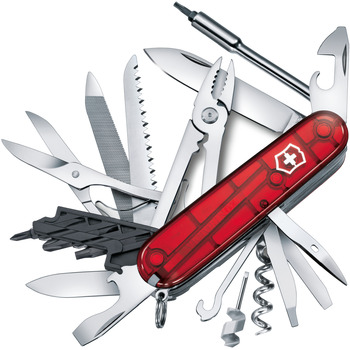 Ніж Victorinox Cybertool L 91мм/41функ/черв.прозор