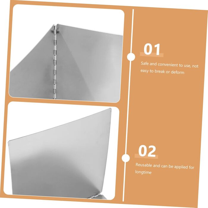 Захист від бризок олії з нержавіючої сталі 30 х 30 см DEARMAMY