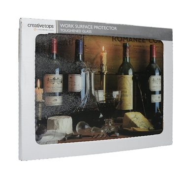 Дошка скляна CreativeTops Vintage Wine, 40 x 30 см