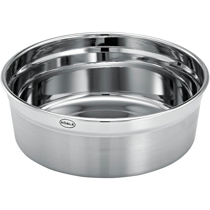 Круглий контейнер RSLE FLEXX 2GO 1,4 л, термоконтейнер для ланч-боксу/сніданку з нержавіючої сталі, придатний для використання в мікрохвильовій печі та духовці до 150 C, можна мити в посудомийній машині, сріблястий, круглий, 1,4 л
