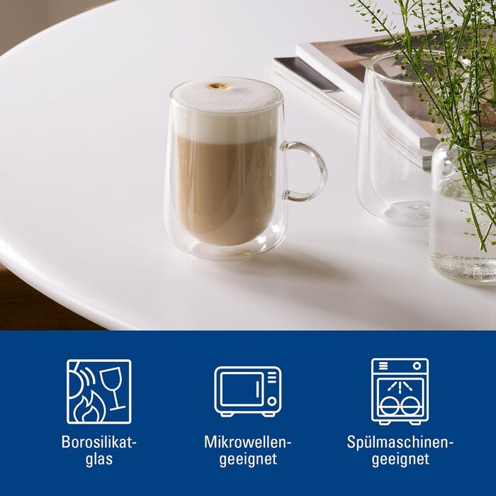 Набір із 2 скляних чашок для лате макіато 360 мл Artesano Hot & Cold Beverages Villeroy & Boch
