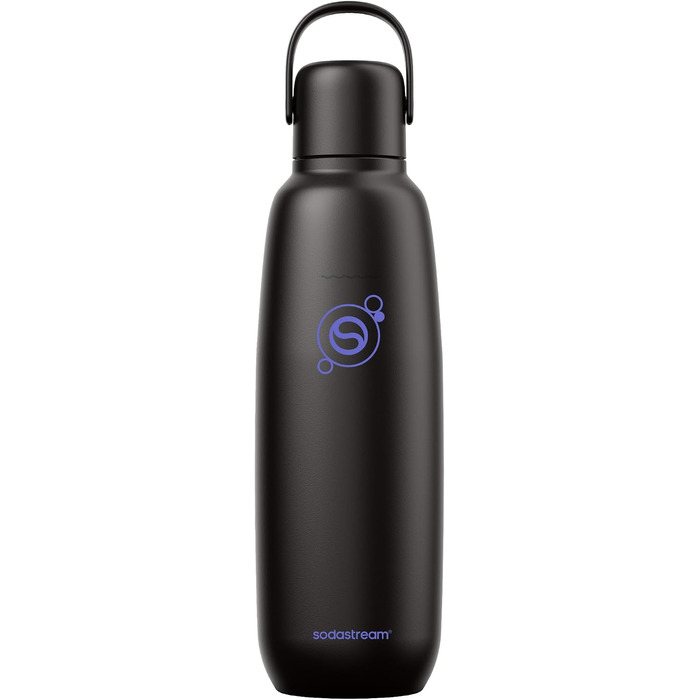 Бутылка для газированной воды 0,9 л, черная Fizz & Go SodaStream