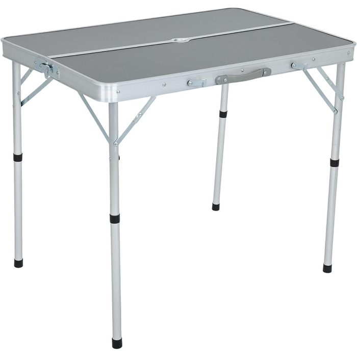 Набор для пикника стол и 2 скамейки серый AKORD