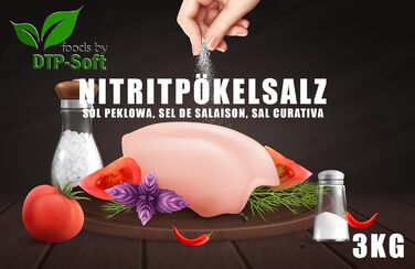 Премиальная нитритная соль для копчения в ведре 3 кг DTP-SOFT