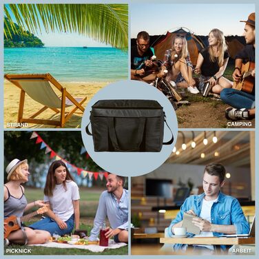 Термосумка 45 л черная GOODS+GADGETS