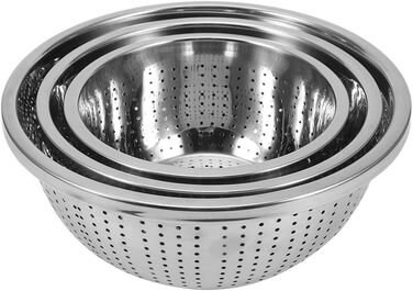 Набір із 3 мікроперфорованих сит з нержавіючої сталі Alvinlite