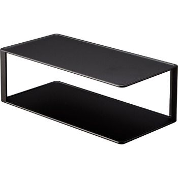 Прямоугольная подставка для посуды, сталь, минималистичный дизайн (Черный (Черный 19-3911TCX)), 5641 TOWER