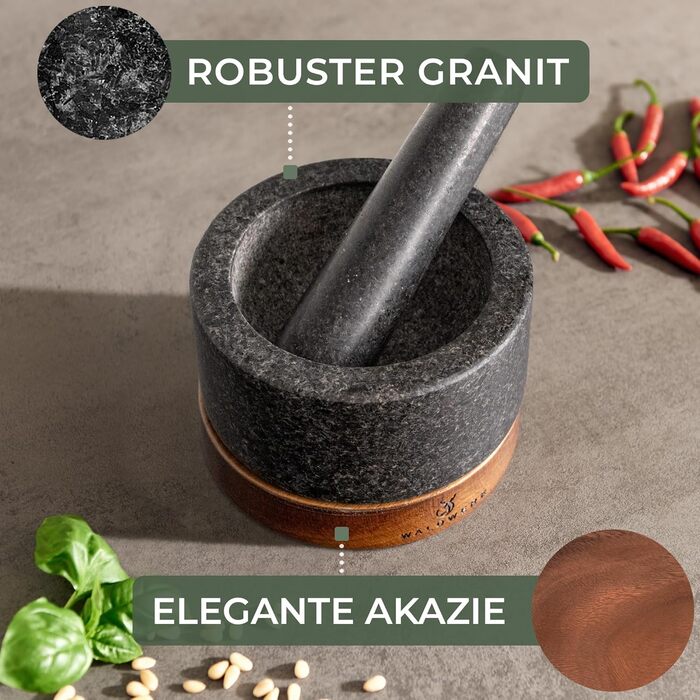 Ступка з товкачем 12 см WALDWERK