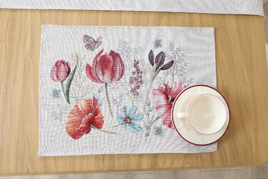 Набір серветок під тарілки 12 шт 35 х 45 см textile idea