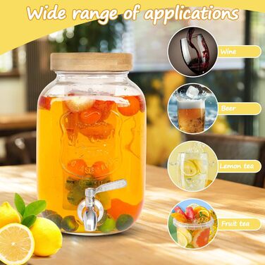 Диспенсеры для напитков со стойкой 2 шт 4 л AIQII