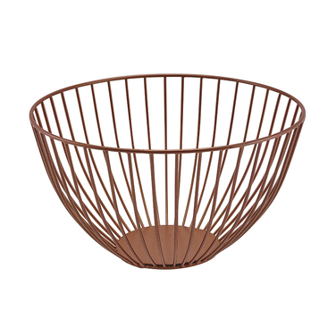 Корзина 24*13 см, медная, металлическая, GenWare