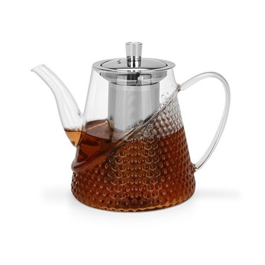 Чайник для заварювання Fissman 1000 мл зі сталевим фільтром жаростійке скло (9173)