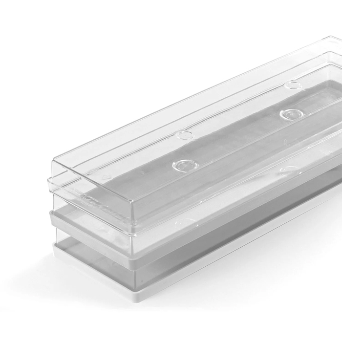 SMALL I-GLOO BIANCO Таця з кришкою для морозива (белая) 390 x 109 h 32 mm