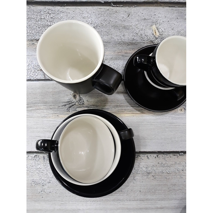 Чашка 340 мл, чорна, Color Tea, GenWare