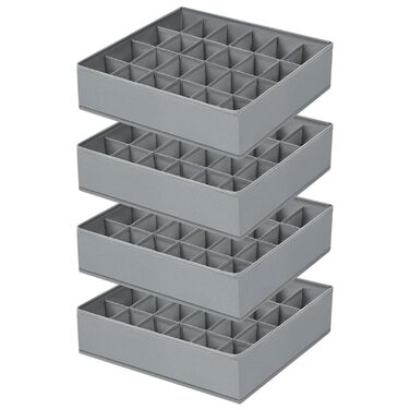 Органайзер для одягу на 24 відділення, набір 4 предмети, сірий Homsorout