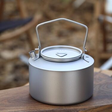 Титановый котелок для кемпинга 980 мл Feeshoppher
