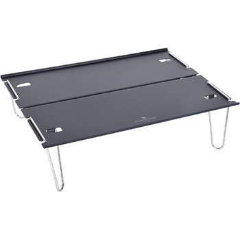 Складной стол для кемпинга Семный на открытом воздухе Мини-стол из алюминиевого сплава Портативный обеденный стол BVT01 (черный)