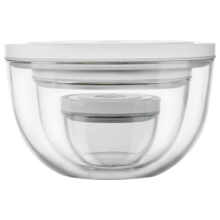 Набор мисок с вакуумными крышками, 6 предметов, прозрачное стекло Fresh & Save Zwilling