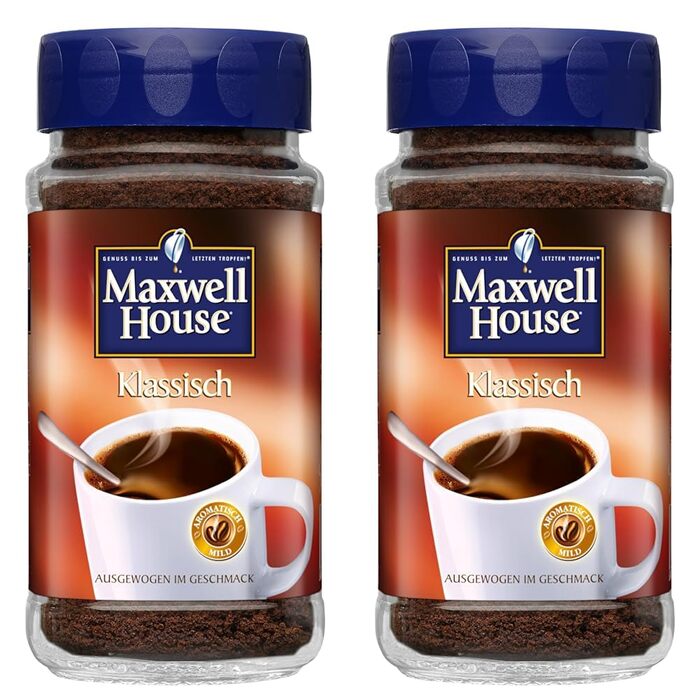 Розчинна кава Classic, 2 банки по 200 г Maxwell House