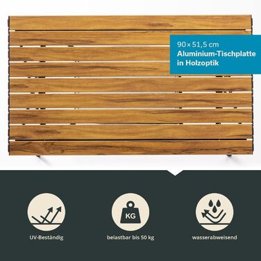 Складной кемпинговый стол 90 х 52 см Skandika