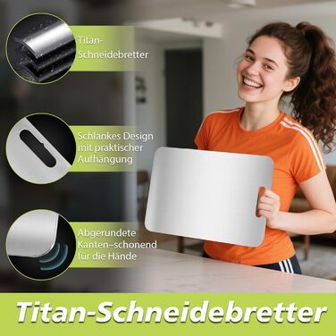 Набір з 3 обробних дощок з титановим покриттям PARPAT