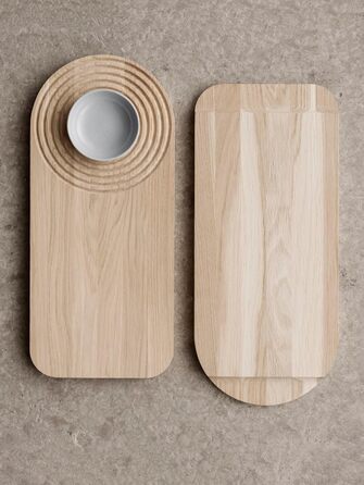 Доска сервировочная и разделочная 45 x 20 см, дерево дуба Zen Blomus
