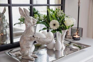 Фігурка кролика з мискою 31 см EDZARD