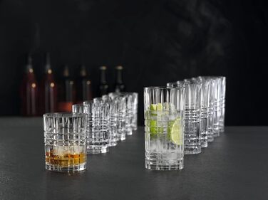 Набір з 12 склянок для віскі та лонгдрінків, Highland Nachtmann