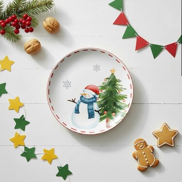 Тарілка Fissman 20 см доломіт (0381)