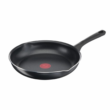 Tefal Сковорода з кришкою Day by Day, 28см, з кришкою, алюміній, бакеліт, скло, чорний