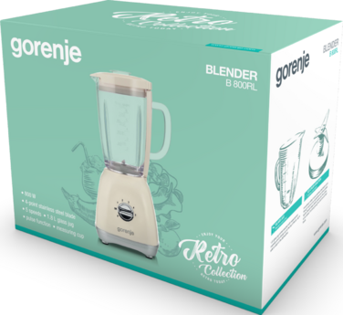 Стаціонарний блендер Gorenje B 800 RL (LW-9613G1) (6485800)