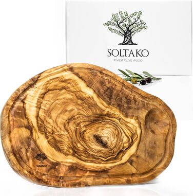 Сервировочная доска из оливкового дерева 43 х 20 х 2 см SOLTAKO