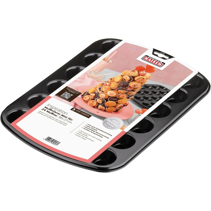 Форма для випічки на 24 міні-мафіна 38 x 27 см Inspiration Kaiser