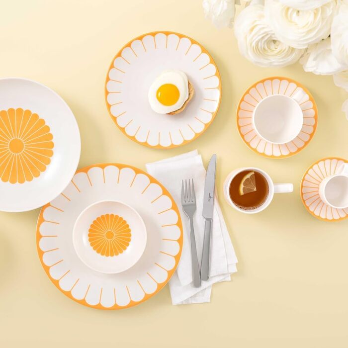 Миска для пасти 620 мл помаранчевий Fleur Villeroy & Boch