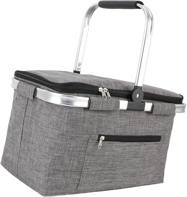 Термосумка для кемпинга серая Jesscasday